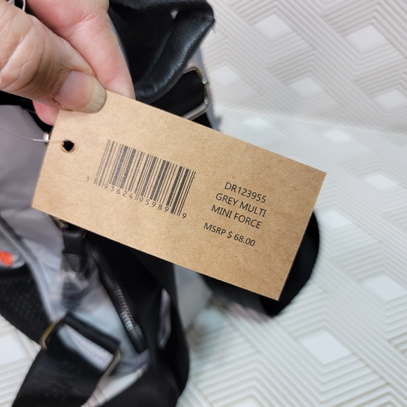 New! Steve Madden Grey/Multi Nylon Bminiforce Backpack Women's Backpacks. - Picture 5 of 12